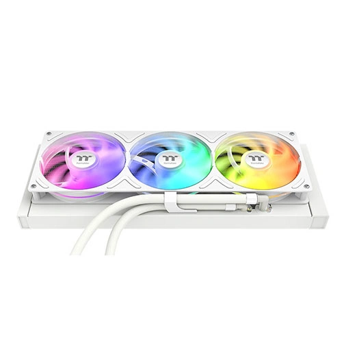 Thermaltake ST360 Ultra ARGB 360mm White CPU Liquid Cooler with 7 Inch LCD Display